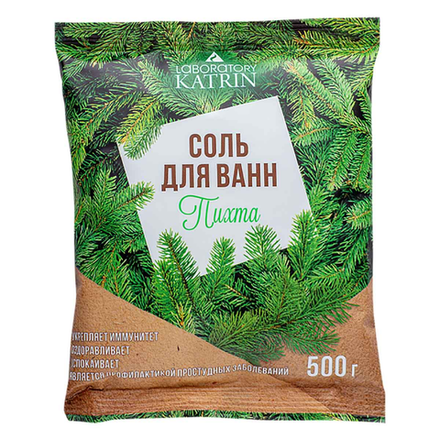 Соль для ванн Katrin Пихта 500 гр