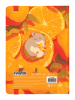 Скетчбук, белая бумага 120 г/м2, 145х203 мм, 80 л., резинка, твердый, FUNSTER (ФАНСТЕР), "Пухляши"