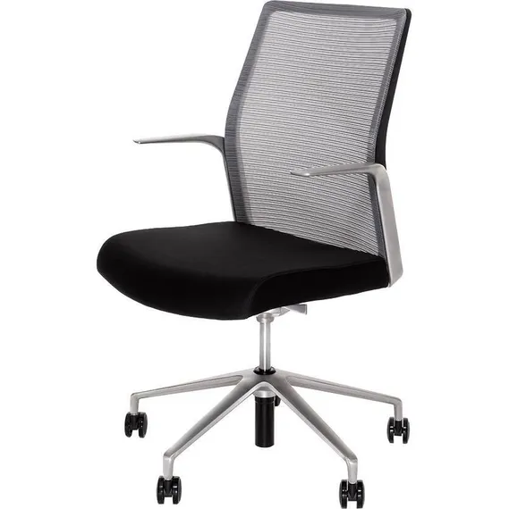 Кресло Hanson серая сетка, матовый алюминий