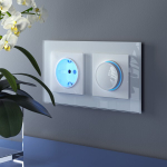 Рамка на 2 поста Favorit (белый,стекло)