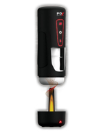 Автоматический мастурбатор с функцией нагрева Milk Me Hotter (Цвет: черный)