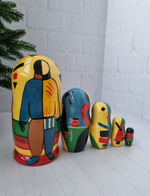 Матрёшка 5м 15см Малевич-Кандинский