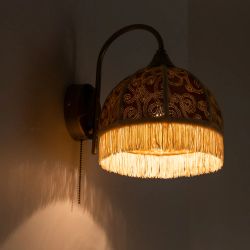 Citilux Базель CL407315 Бра с абажуром Вышивка и выключателем