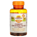Sundown Naturals, Клюквенный концентрат для нее, 150 капсул
