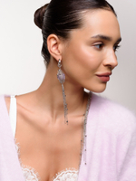 Серьги "Violet Fantastic" Silver