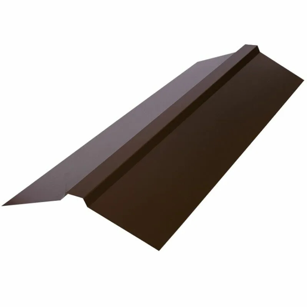 Планка конька фигурного 0,45мм (150*150*2000) Шоколад RAL8017