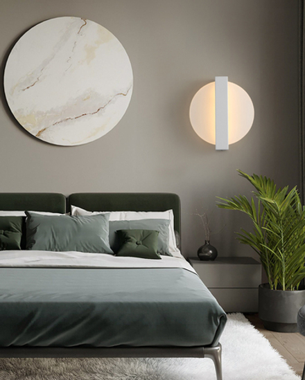 Wall design lamp (White)Mosine