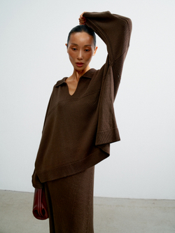 Джемпер ANDREA, шоколадный