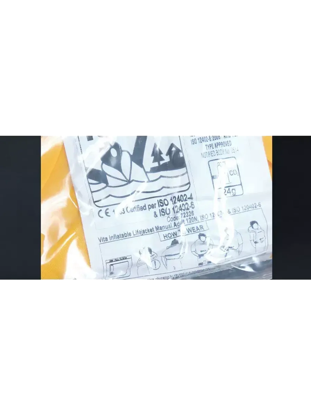 Аварийный надувной спасательный Жилет Lalizas VITA 72326