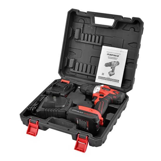 Аккумуляторный шуруповерт "ПАРМА" ДША-02-1521/2Li