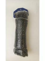 Швартовый трос (канат крученый) Петроканат ЯКОРНЫЙ 12,0 мм, темно-синий Navy Blue, 2200 кг, 30 м, евромоток