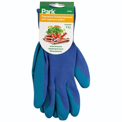 Перчатки для садовых работ, размер L, PARK BТ001