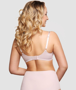 Бюстгальтер с мягкой чашкой с эффектом тиснения (Размер: 85D) (Цвет: пудровый)