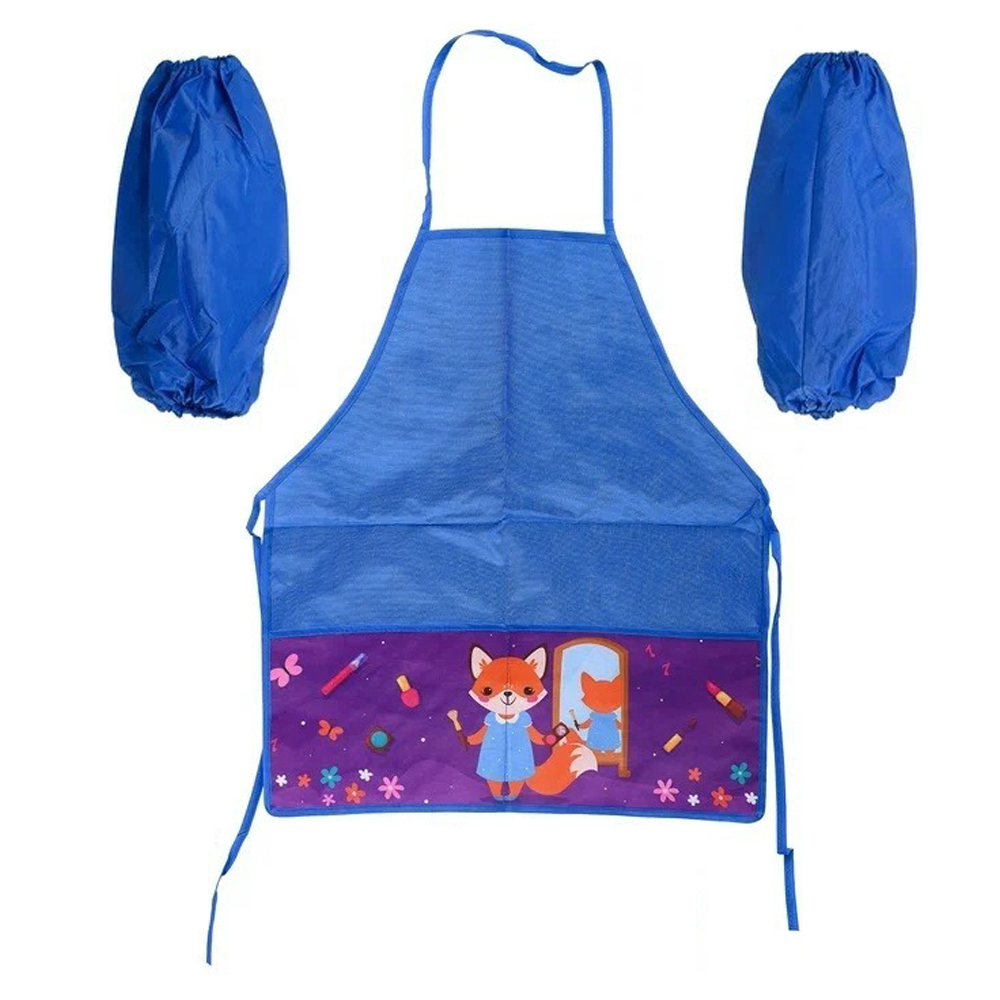 Фартук для труда Basir, с нарукавниками, серия "Лиса", 55*45 см, 2 кармана, цвет ассорти