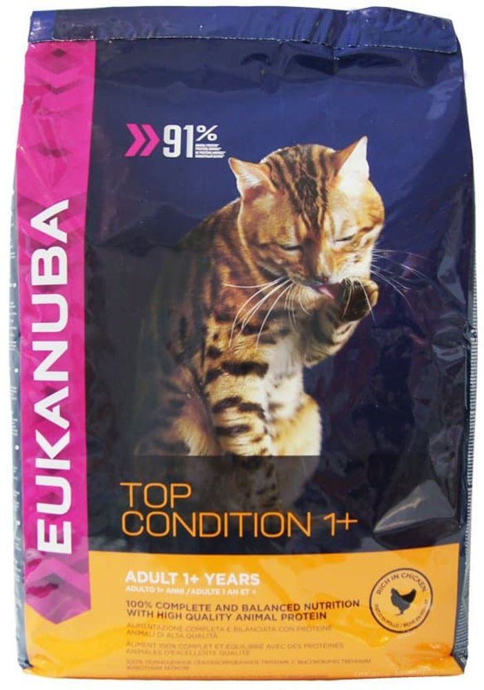 EUK Cat для взрослых кошек курица/ливер 10 кг