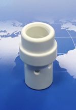 ICF0062 Газовый диффузор (газораспределитель) стандартный, пластиковый, для ручной сварочной полуавтоматической горелки MIG36 сварог