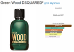 DSQUARED2 Green Wood 100 ml (duty free парфюмерия)