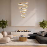 736483 Люстра ROTONDA 293W LED 8471LM 120G ЗОЛОТО 3000K