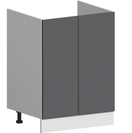 Кухня Модуль ШНМ 600 Графит / Графит Софт