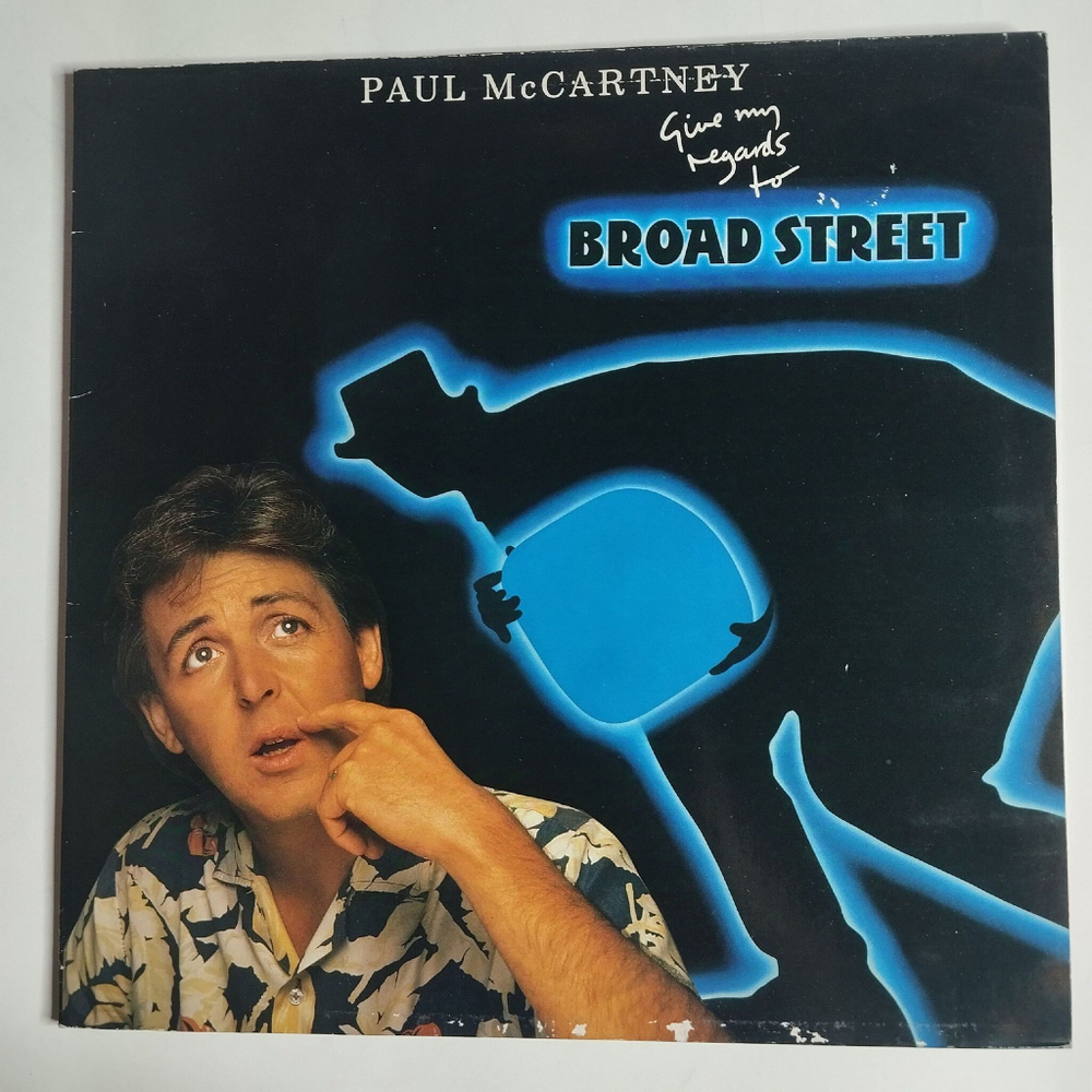 Винтажная виниловая пластинка LP Paul McCartney Give My Regards To Broad Street (Holland 1984)
