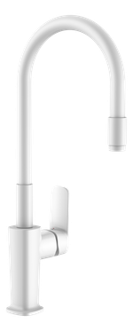 073524-FF Смеситель од. для кухни с гиб. излив (БЕЛЫЙ) ViEiR (10/1шт)