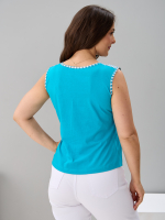 Майка Мк-426Х/зеленая-клеточка