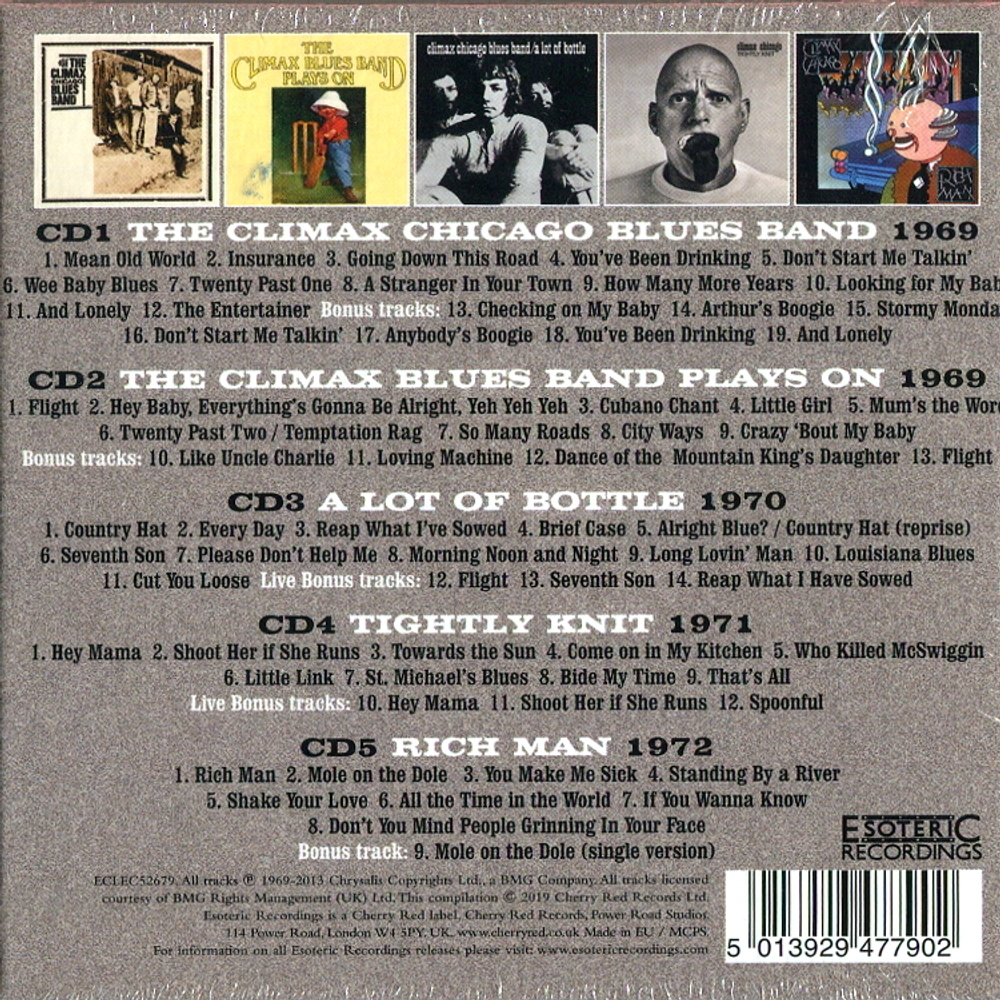 Climax Blues Band / The Albums 1969-1972 (5CD)