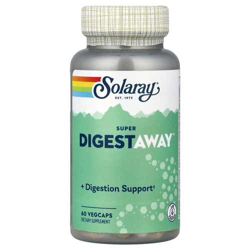 Solaray, Super DigestAway™, 60 растительных капсул