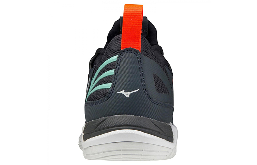 Mizuno Volleyball Shoes Unisex Low top Black/Blue/Orange