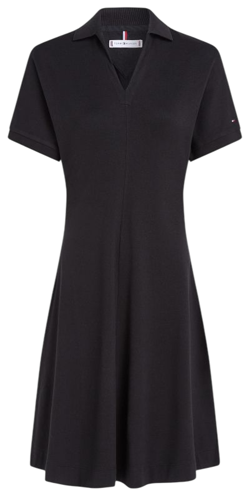 Теннисное платье Tommy Hilfiger лиоцелл Open Neck F&F Polo - черный