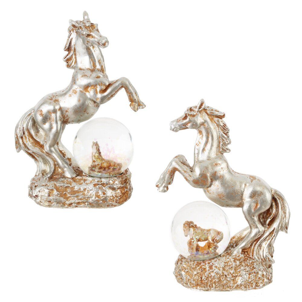 GAEM Фигурка декор в стекл шаре "Лошадь", L9,5 W5 H14 см, 2в.