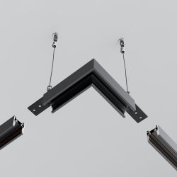 Коннектор угловой накладной низкопрофильный Maytoni Exility TRAM034CL-41B