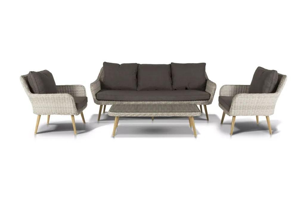 "Прованс" лаунж-зона плетеная из искусственного ротанга, цвет бежевый