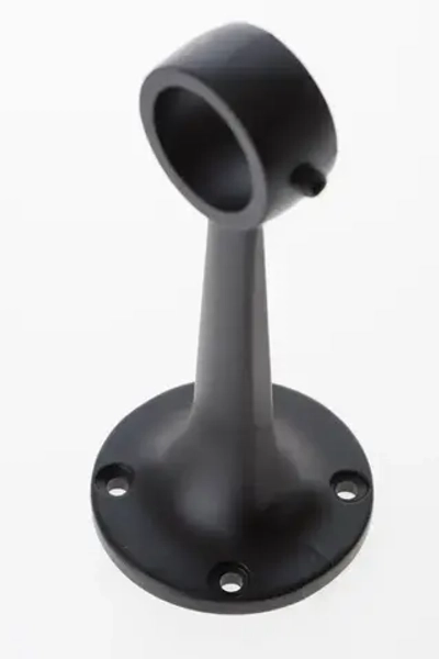 Держатель трубы d25мм дистанционный L112,5мм, jk58 цвет черный, комплект 2шт. диаметром 25мм. Джокер