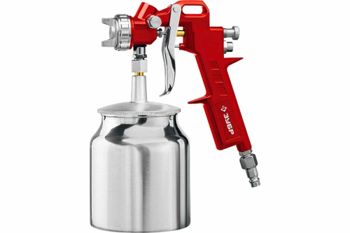 Пневматический краскопульт с нижним бачком ЗУБР ms 200n-3 06457