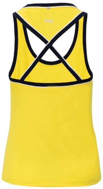 Женский топ теннисный Fila Top Jodie - желтый