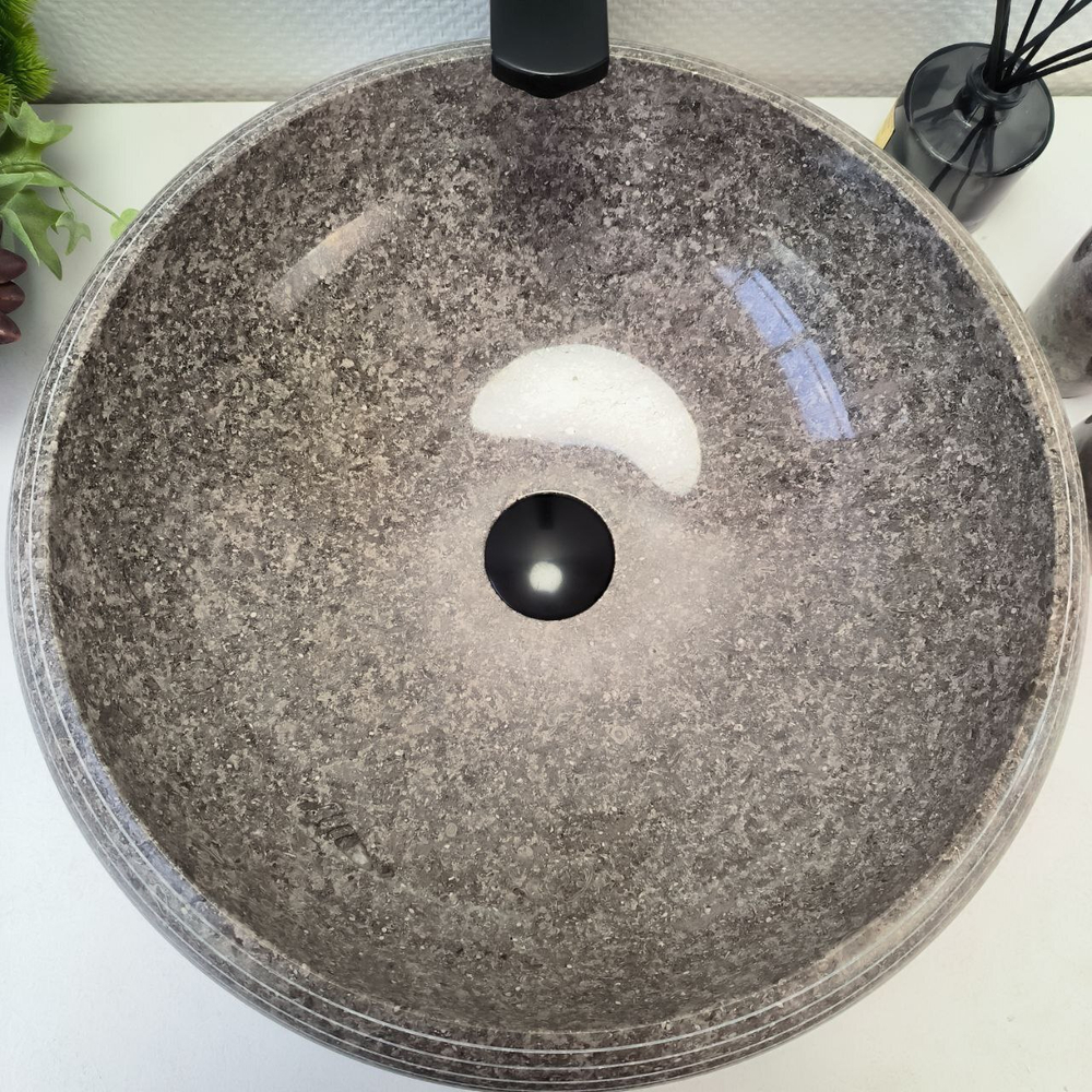 Раковина из мрамора Donut Grey Allur DM-60180 45*45*15