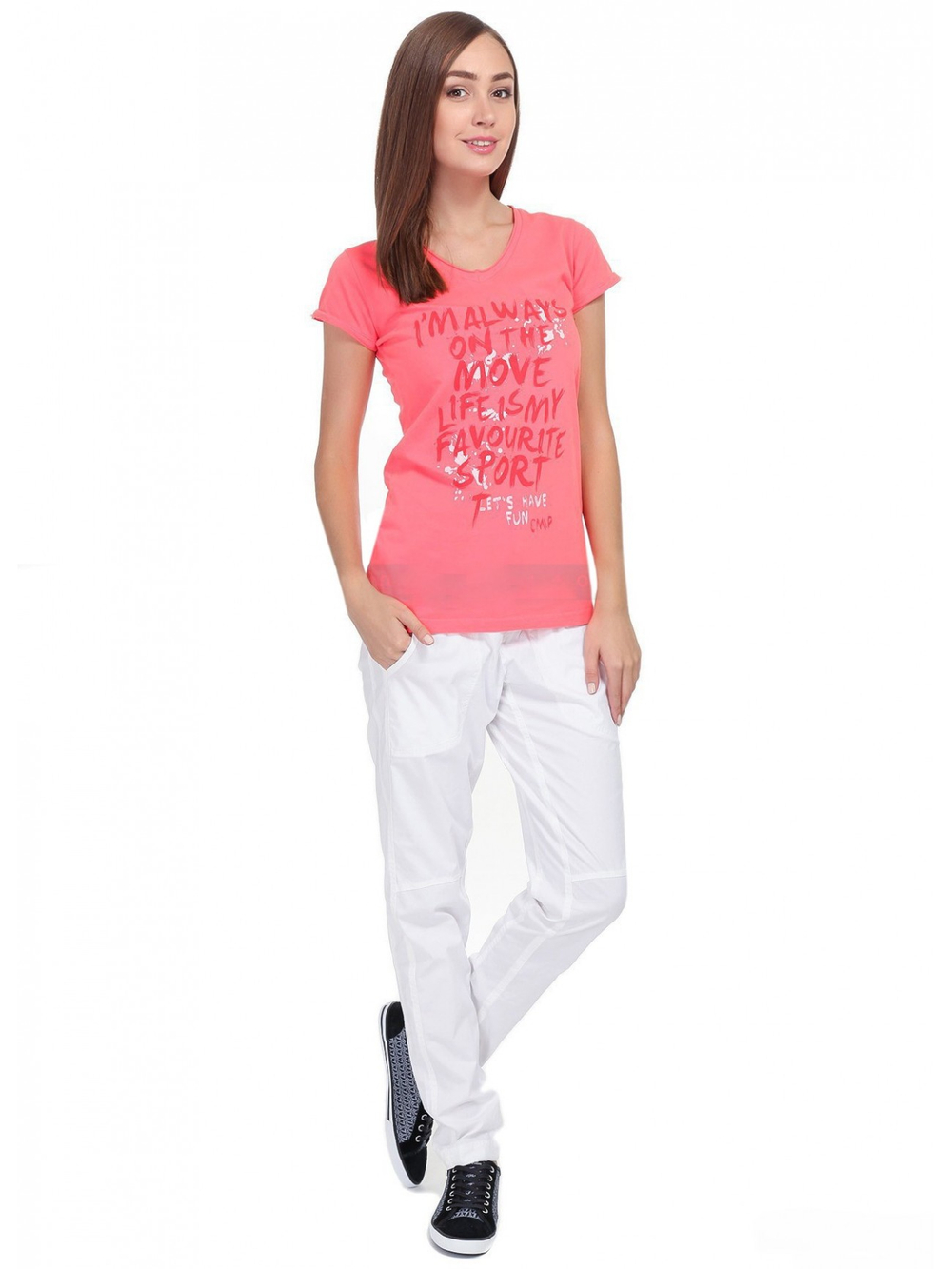 Брюки женские хлопковые WOMAN LONG PANT CAMPAGNOLO