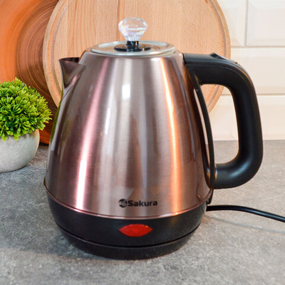 Чайник электрический 1,8л Sakura SA-2188CB, медь/черный