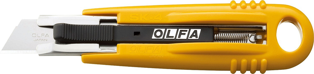 Нож OLFA с выдвижным лезвием и возвратной пружиной, 17,5мм