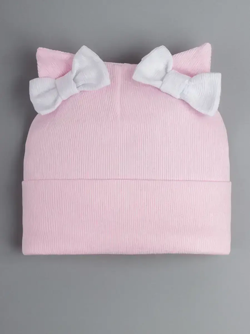 Шапка для девочки осенняя с ушками