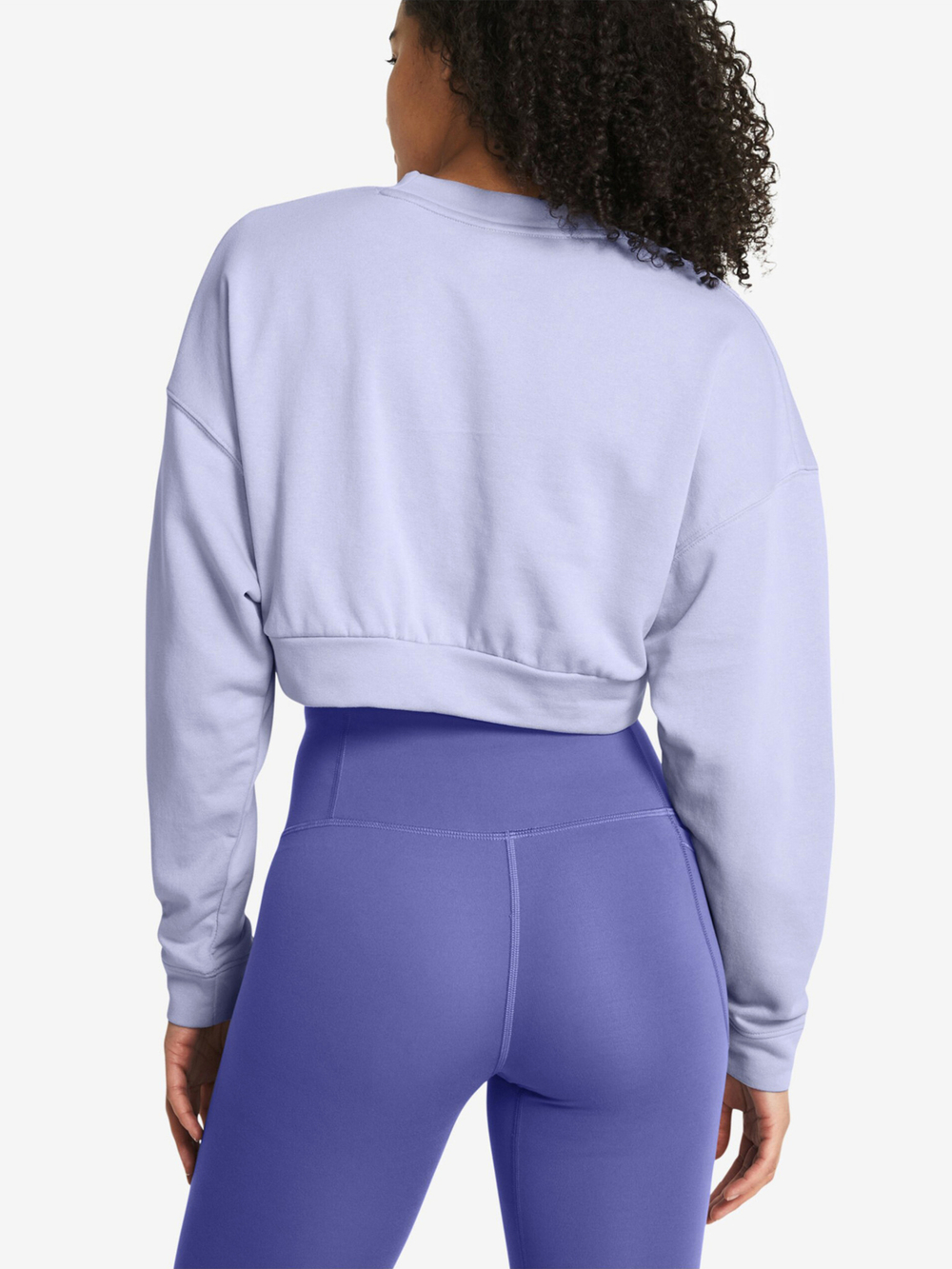 Свитшот женский Under Armour UA Rival Terry OS Crop Crw-PPL