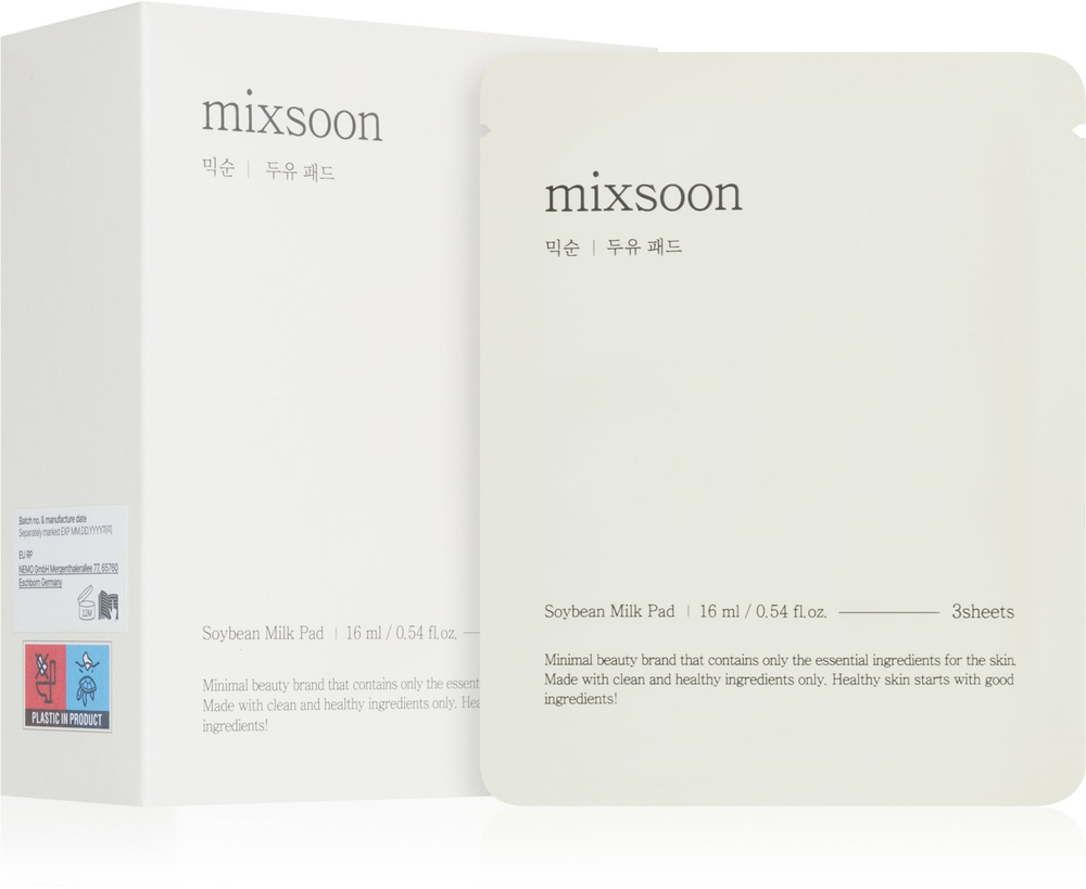 mixsoon Soybean - интенсивно восстанавливающие патчи для глаз /  10x3 szt.   / GTIN 8809732911446