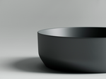 Умывальник чаша накладная круглая (цвет Темный Антрацит Матовый) Element 390x390x120мм
