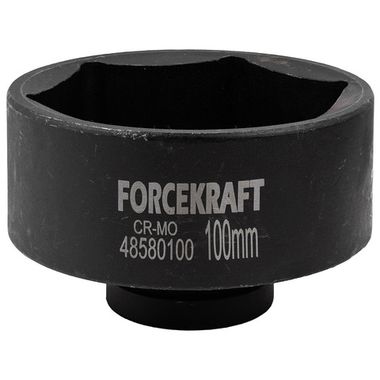 Головка ударная 1'', 100мм (6гр.) FORCEKRAFT FK-48580100