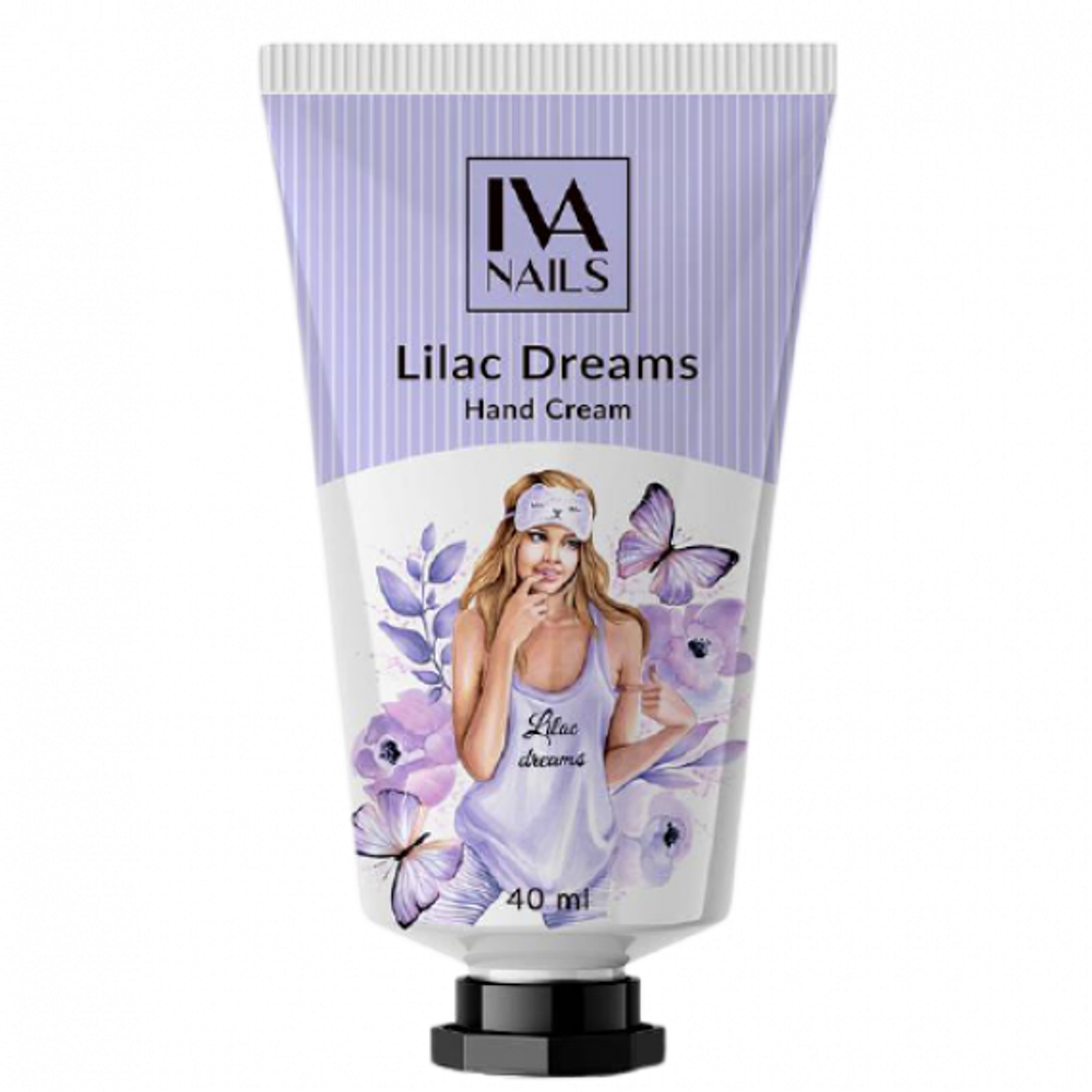 Крем для рук увлажняющий IVA nails "Lilac Dreams" 40мл.