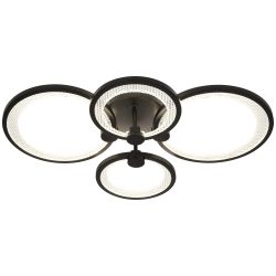 Светильник потолочный светодиодный ЭРА Модерн Odry CLL-1-78-RC BK с ДУ 78W 3000-6500К черный | Светильники SPB-6 с ДУ