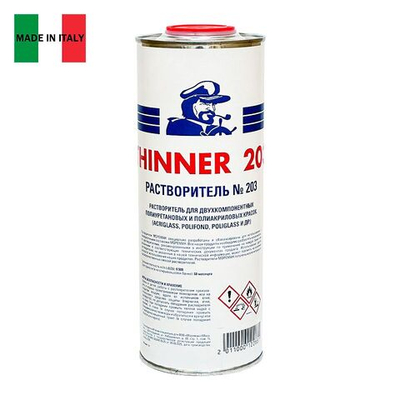 Растворитель для полиуретановых эмалей Мореман Thinner 203, 1 л (10270551 )