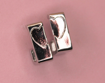 Швензы сердце симметрия 15х6 мм