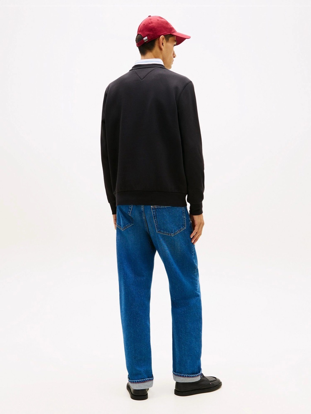 Свитшот Tommy Hilfiger Arch Logo Flex Fleece Black